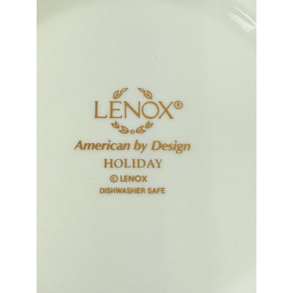 Lenox American By Design Holiday 5’ Bowl With Leaf & Holly Berries - Picture 8 of 11